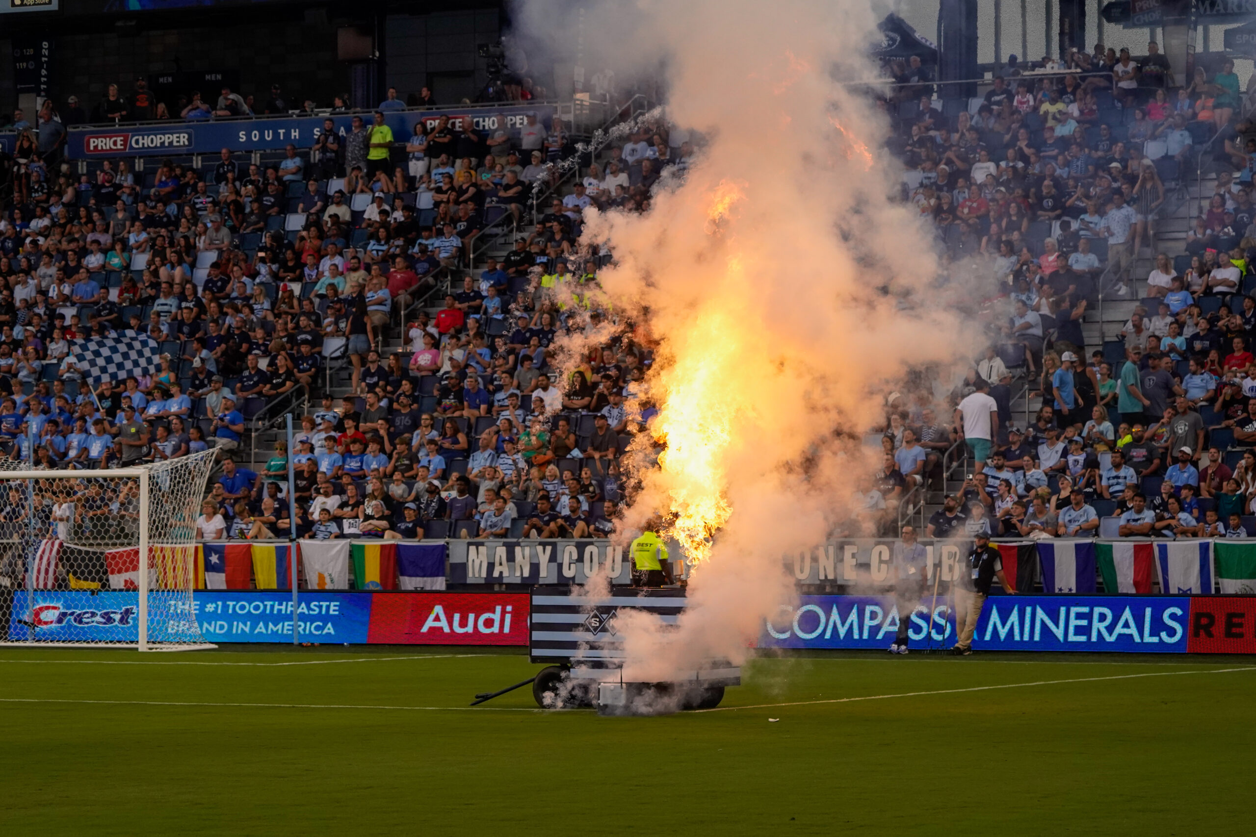 Children's Mercy Park, Fire, Sporting KC